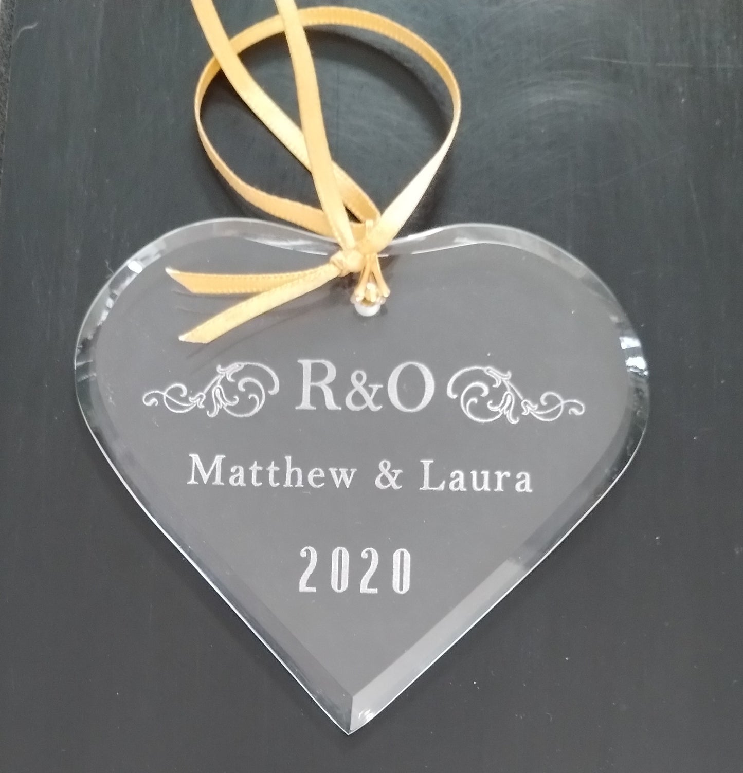 Crystal Heart Ornament